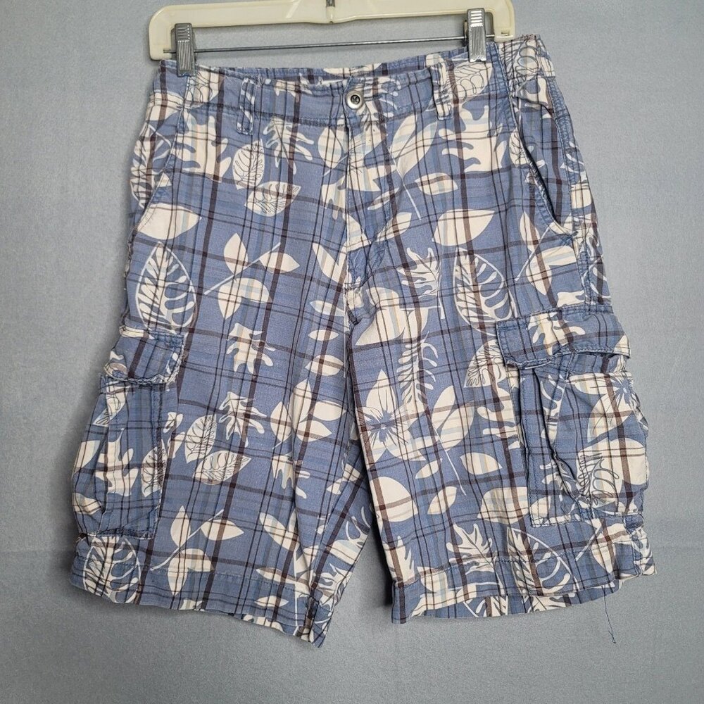Vtg 90s Y2K Plugg Mens Shorts Tag Size 30 Measures 32 In Skater Grunge Patterned